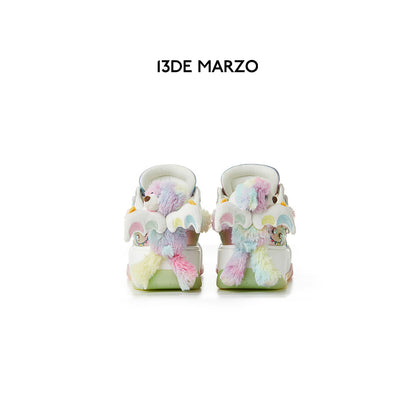 13De Marzo X INSTINCTOY Crystal Bear Rainbow Sneaker