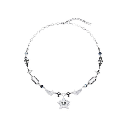 VSCH Star Of Thistle And Thorns Necklace Sliver