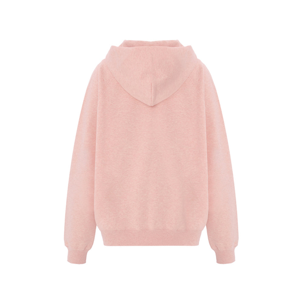 Concise-White 97 Logo Hoodie Pink