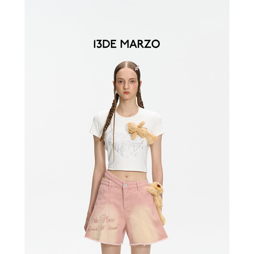 13De Marzo Doozoo Washed Skirt Shorts Pink