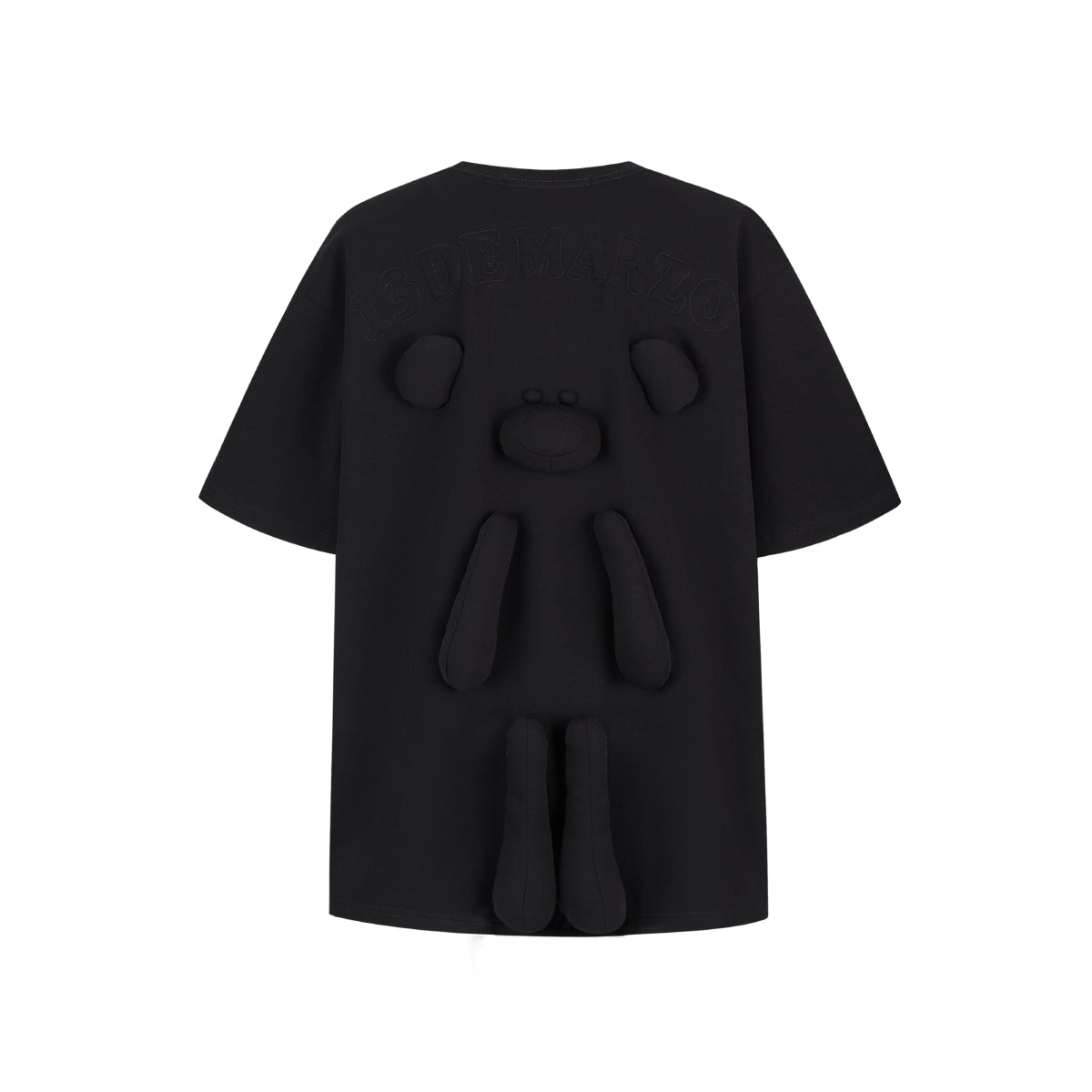 13De Marzo One-Piece Padded Bear T-Shirt Black