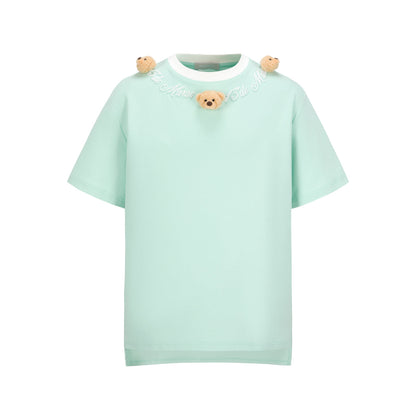 13De Marzo Doozoo Collar Embroidered Logo T-Shirt Green