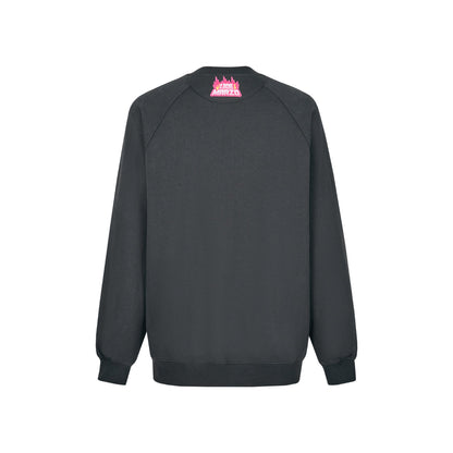 13De Marzo X Lay's Broken Printed Sweater Dark Gray