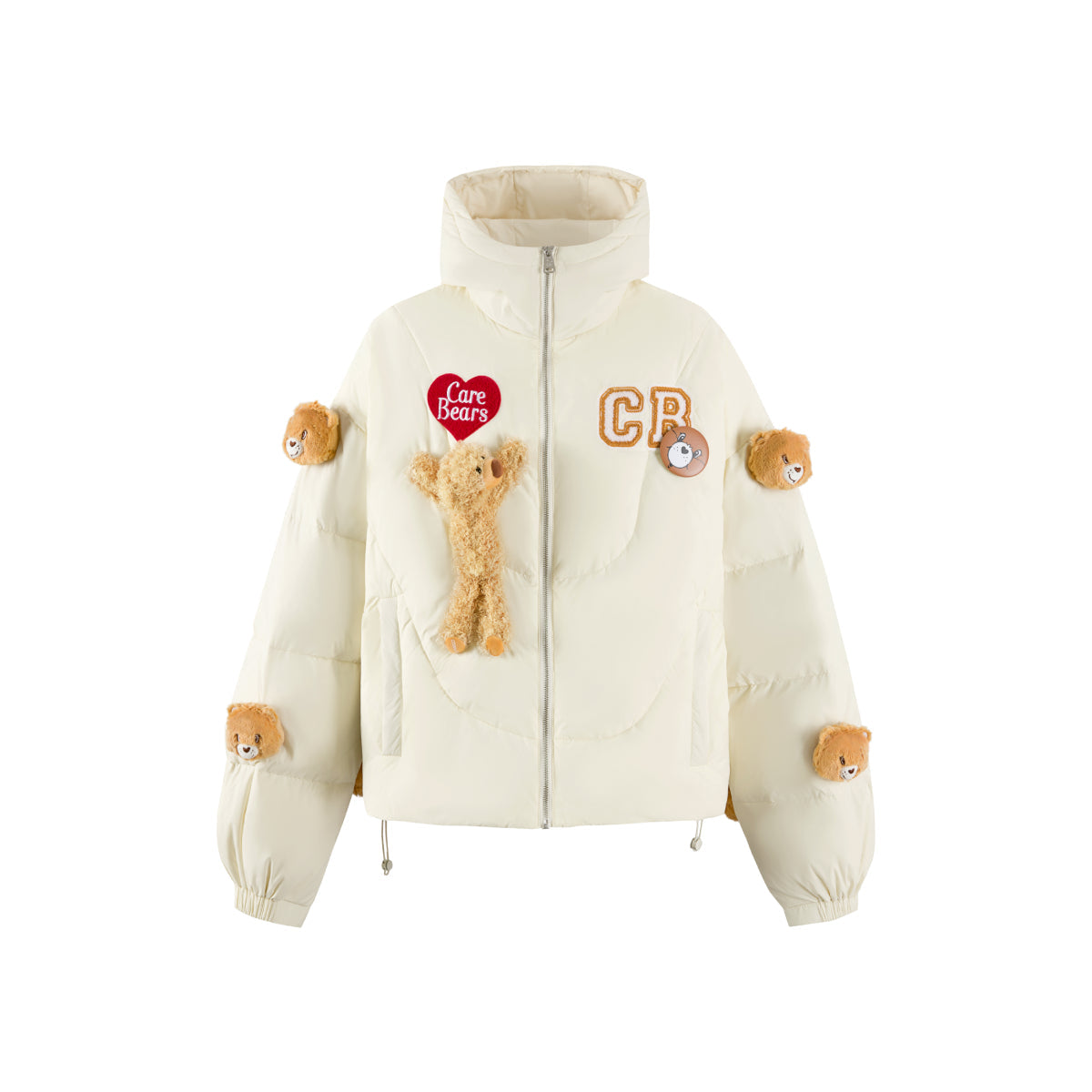 13De Marzo X Care Bears Luminous Down Jacket Cream