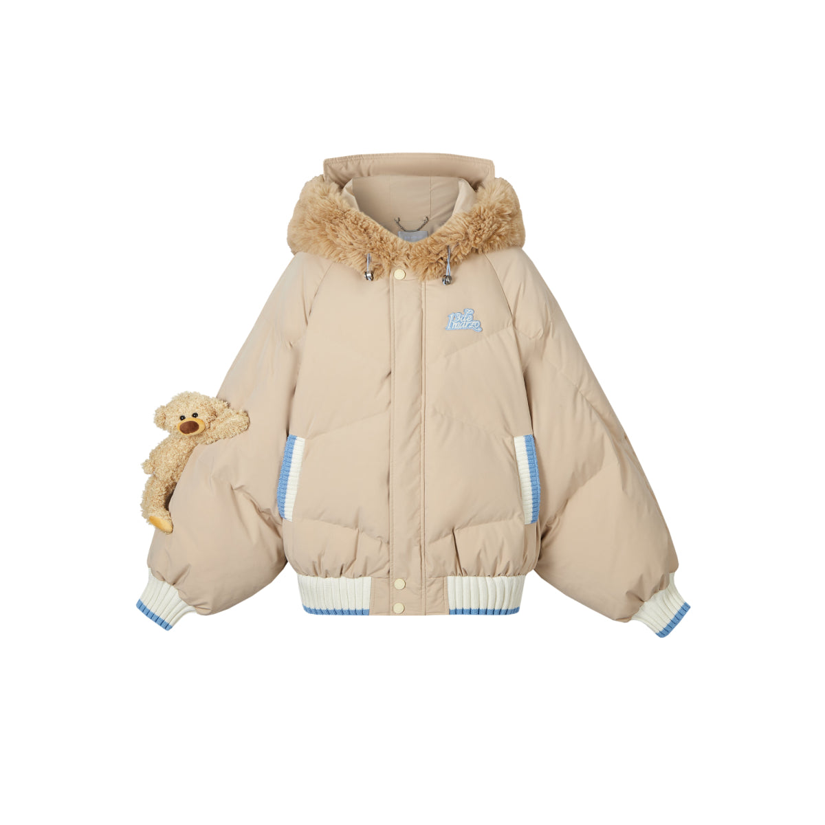 13De Marzo Doozoo Cosplay Bear Down Jacket Khaki