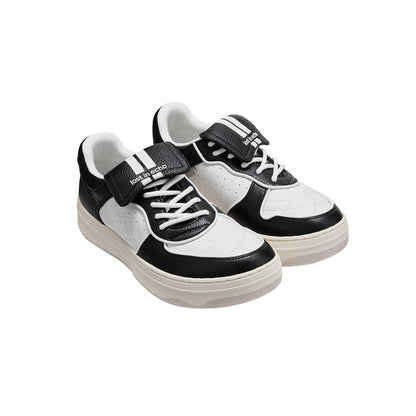 Lost In Echo Twist Upper Tongue Casual Sneaker Black