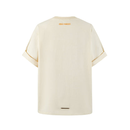 13De Marzo Doozoo Balloon Logo T-Shirt Beige