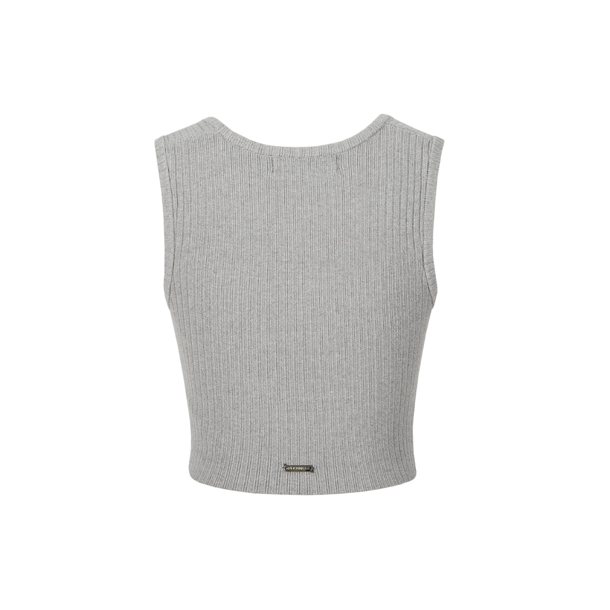 13De Marzo Bear Basic Knit Tank Vest Gray