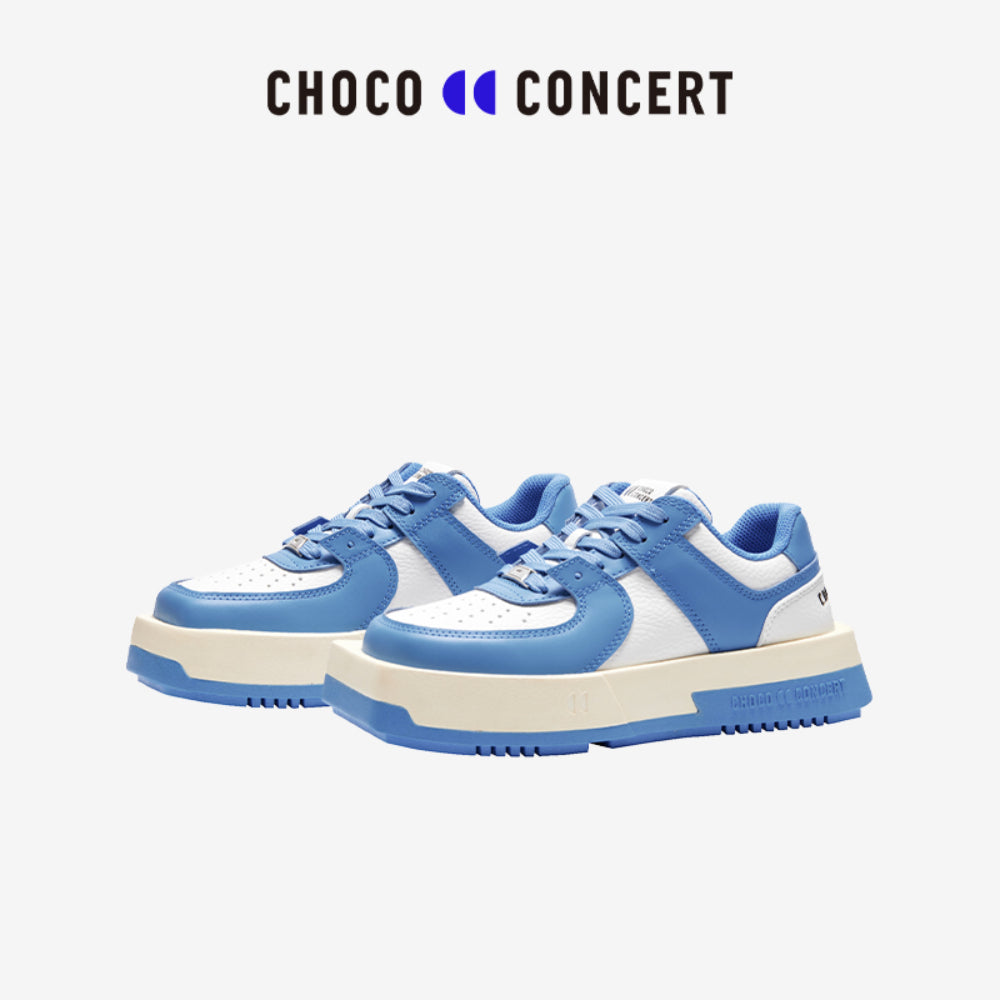 Choco Concert Mis-Matched Square Toe Sneaker Blue