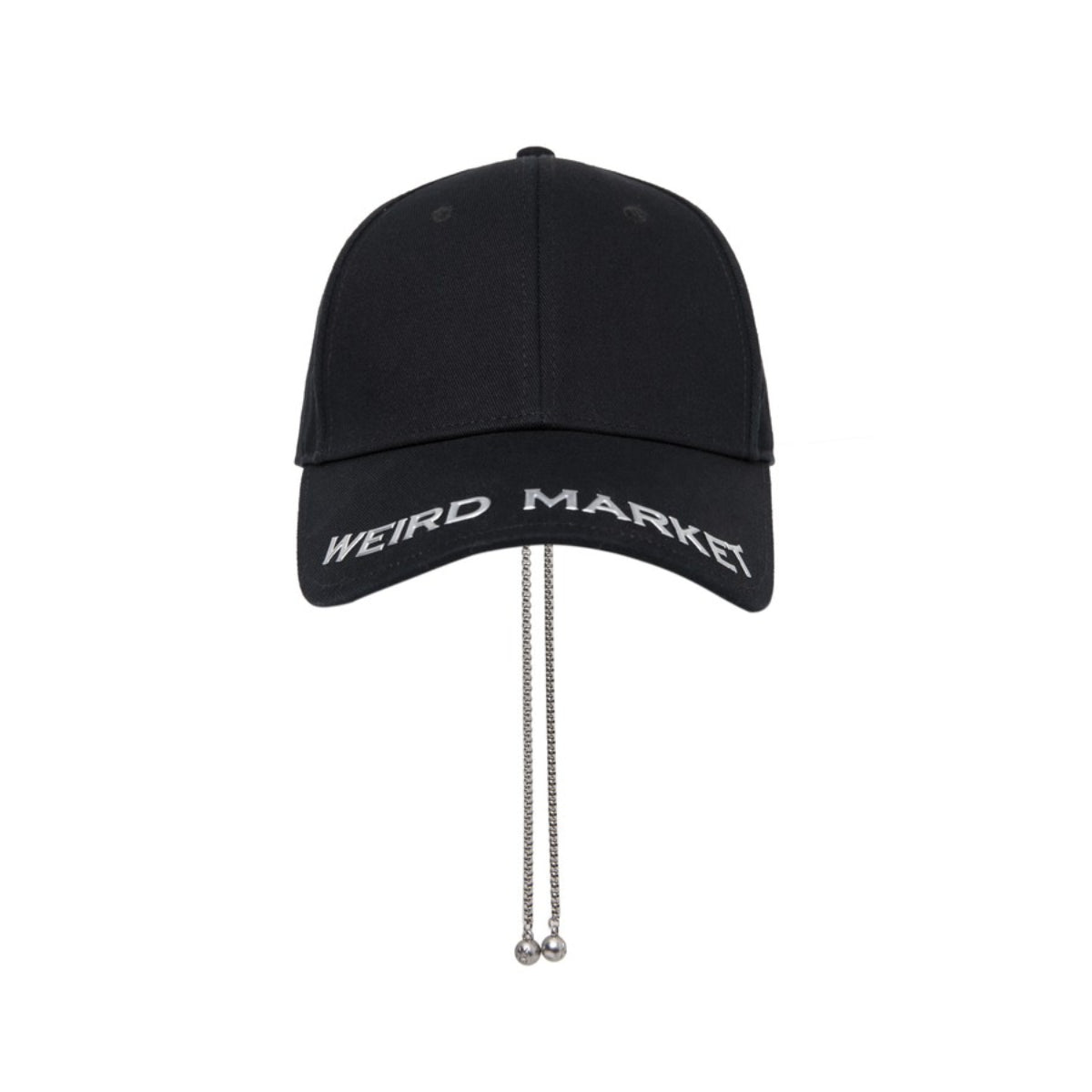 Weird Market Chains Denim Cap Black