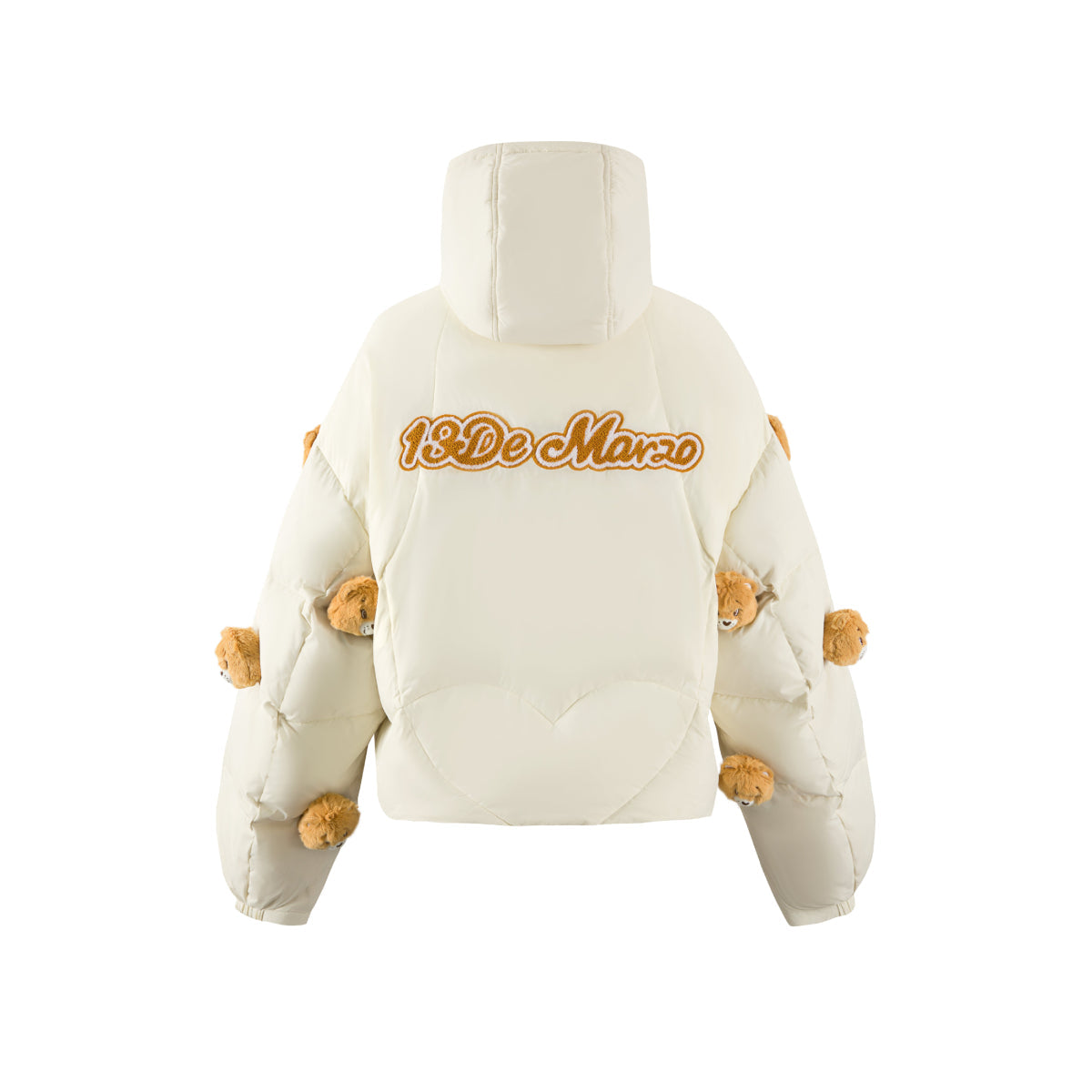 13De Marzo X Care Bears Luminous Down Jacket Cream