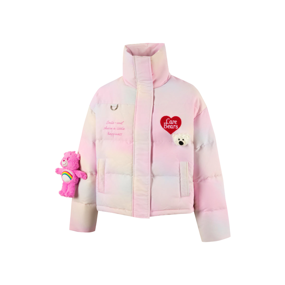 13De Marzo X Care Bears Rainbow Down Jacket