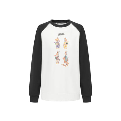 Alexia Sandra Four Rabbits Raglan Sweater Black