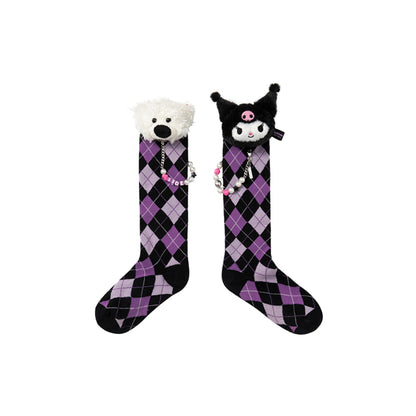 13De Marzo X Kuromi Diamond Chain Stocking