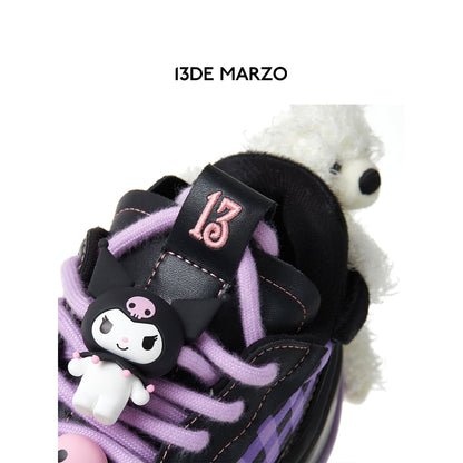 13De Marzo X Kuromi Bear Sneaker Black