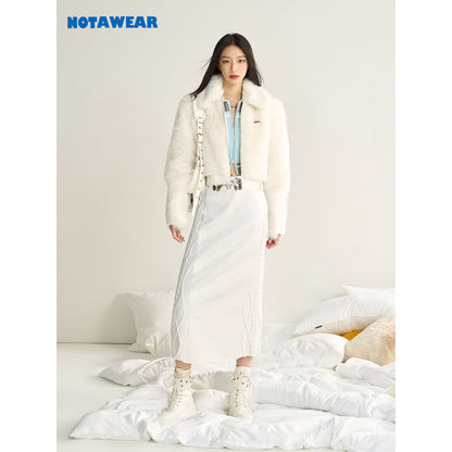 NotAwear St Paul's Night Fur Jacket White