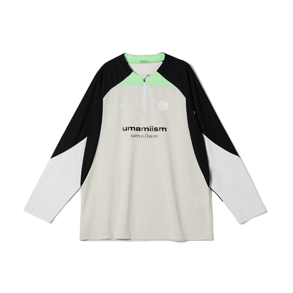 UMAMIISM Half-Zip Training Jersey Long Sleeve Top