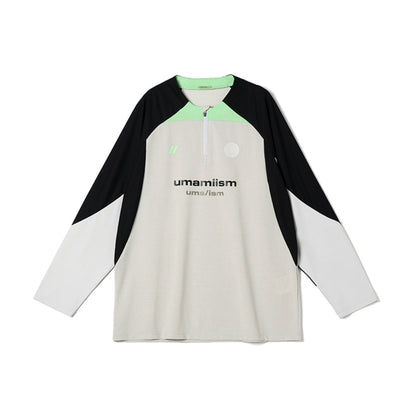 UMAMIISM Half-Zip Training Jersey Long Sleeve Top