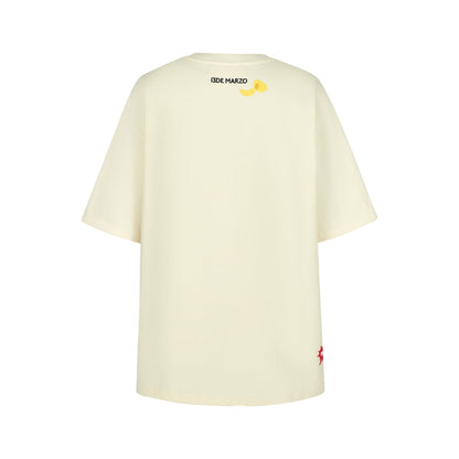 13De Marzo X Lay's Crayon Drawing T-Shirt Beige