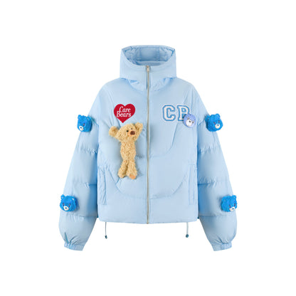 13De Marzo X Care Bears Luminous Down Jacket Blue