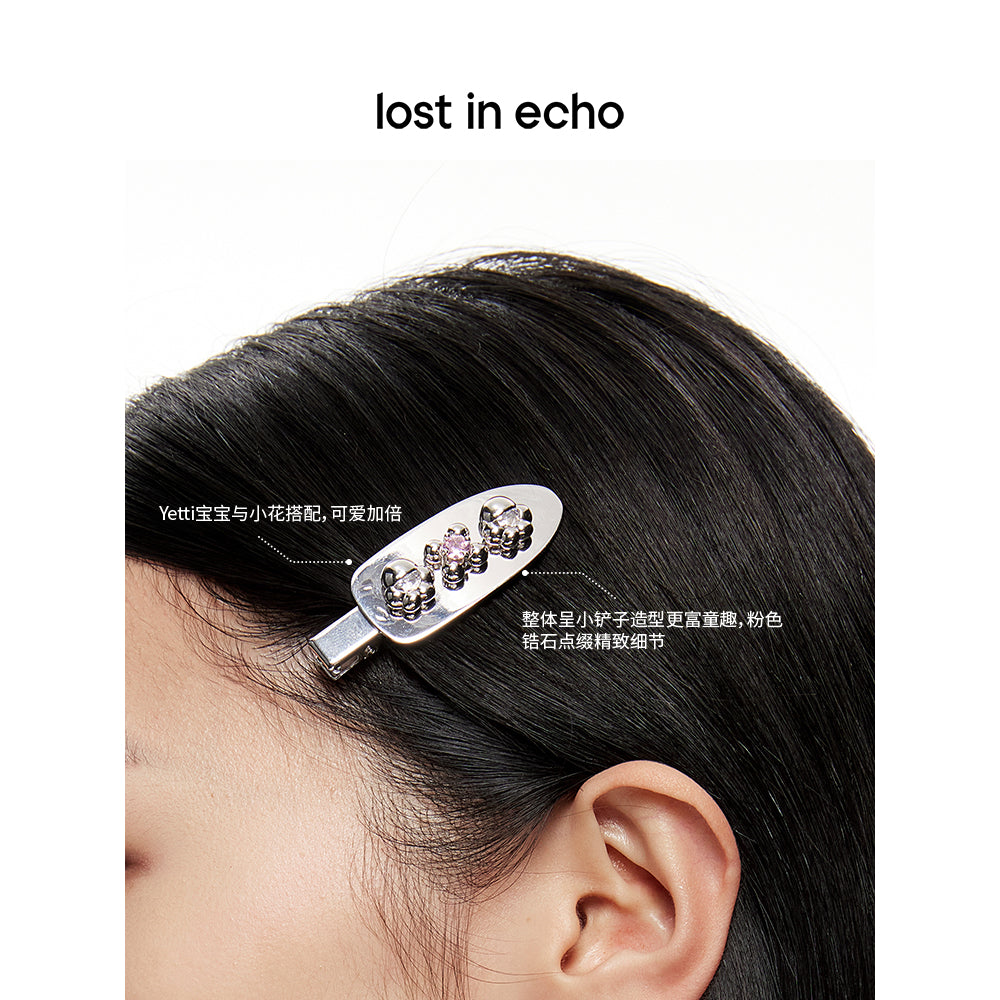 Lost In Echo Yetti Metal Flower Hairpin