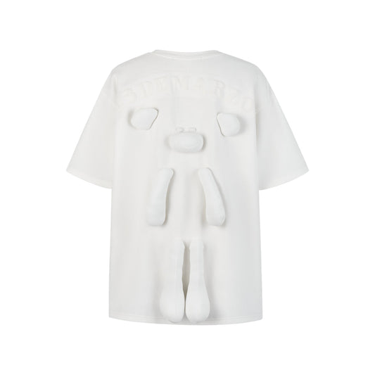 13De Marzo One-Piece Padded Bear T-Shirt White