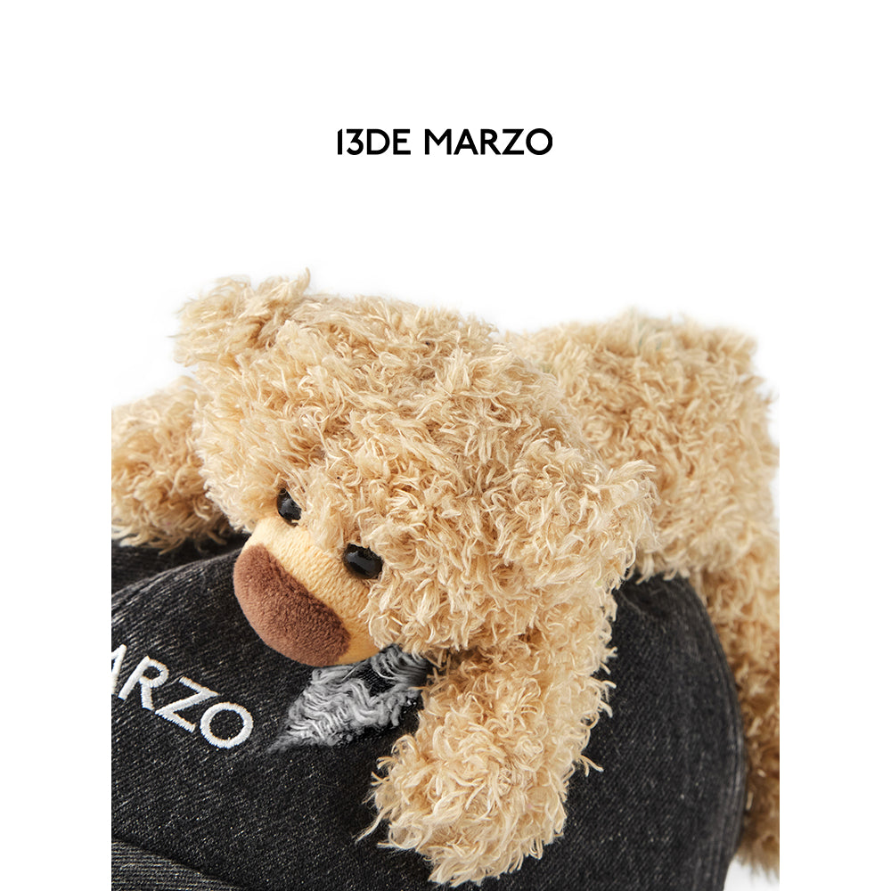 13De Marzo Doozoo Washed Denim Cap Black