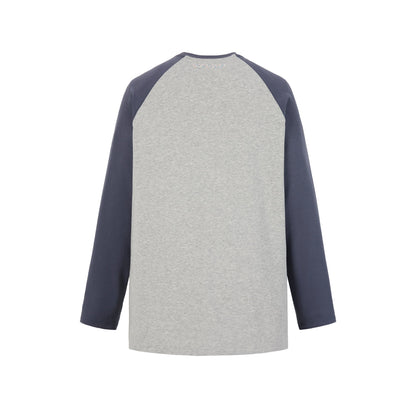 13De Marzo Gradient Bear Logo L/S Raglan T-Shirt Navy Blue