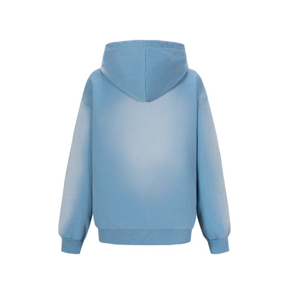 13De Marzo X Lay's Flavor Bear Washed Hoodie Blue