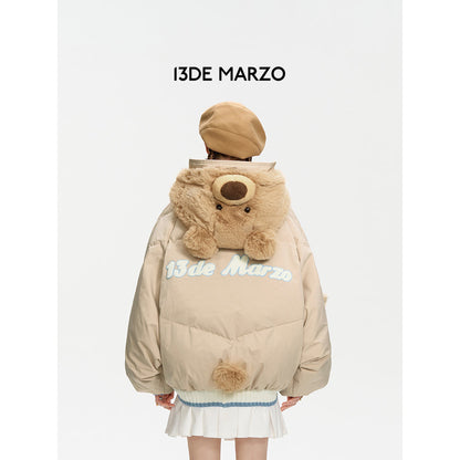 13De Marzo Doozoo Cosplay Bear Down Jacket Khaki