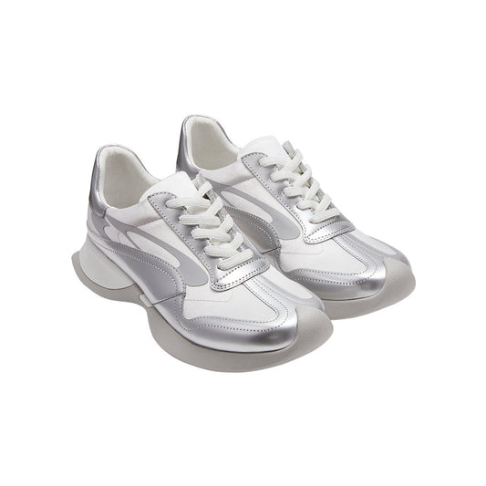 Lost In Echo Upturned Toe Retro Sneaker Sliver