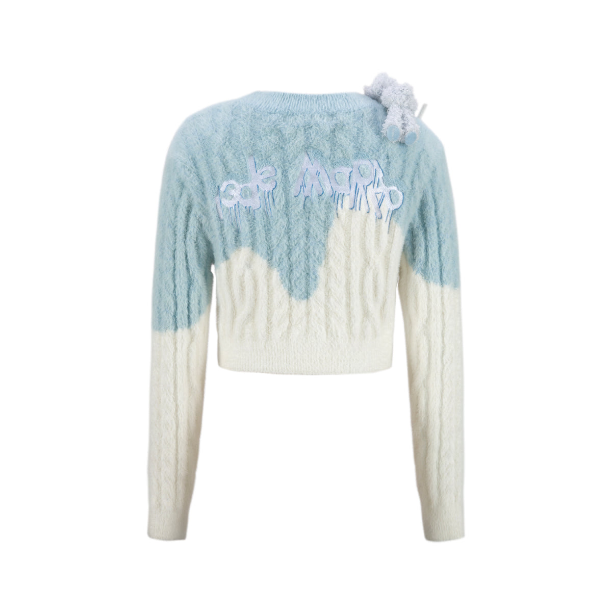 13De Marzo Doozoo Melt Ice Cream Knit Cardigan Blue