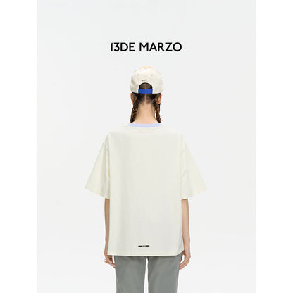 13De Marzo Doozoo Crayon Logo T-Shirt White