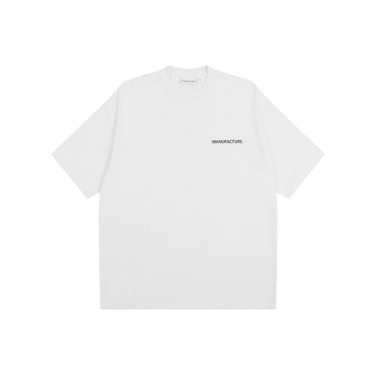 MANUFACTURE Team Uniform Basic Logo T-Shirt White