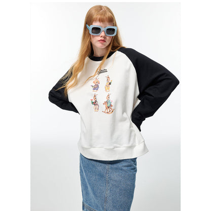 Alexia Sandra Four Rabbits Raglan Sweater Black