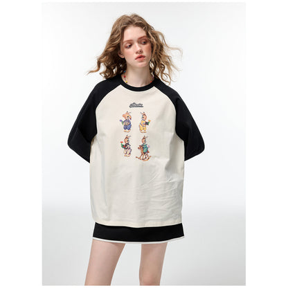 Alexia Sandra Four Rabbits Raglan L/S Tee Black