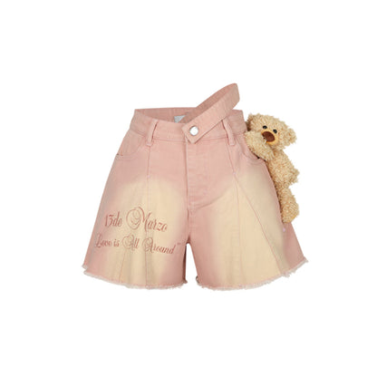 13De Marzo Doozoo Washed Skirt Shorts Pink