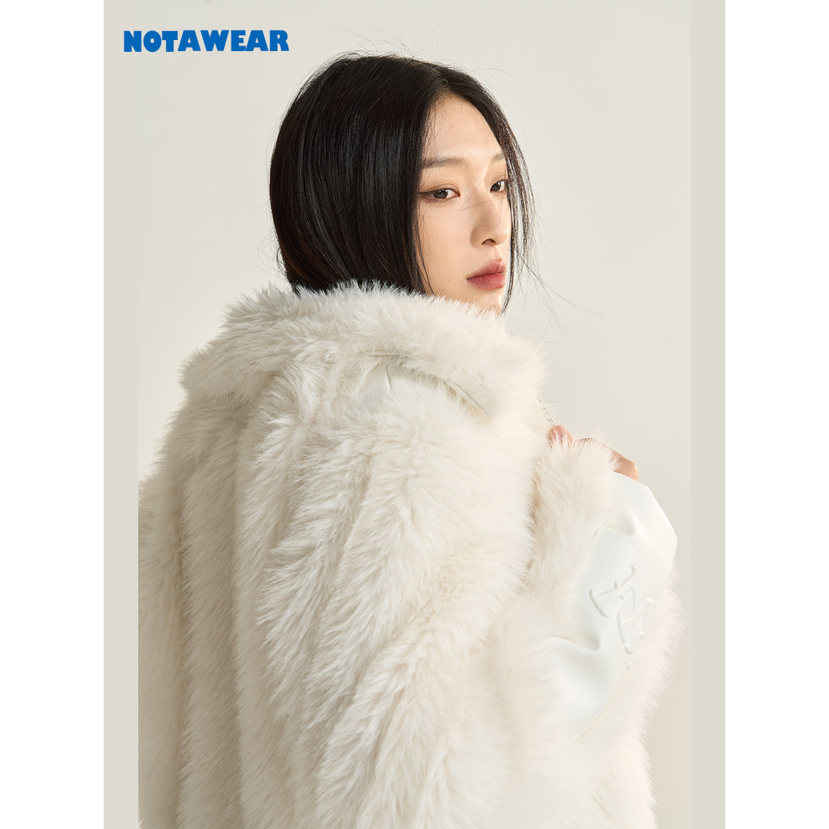 NotAwear St Paul's Night Fur Jacket White