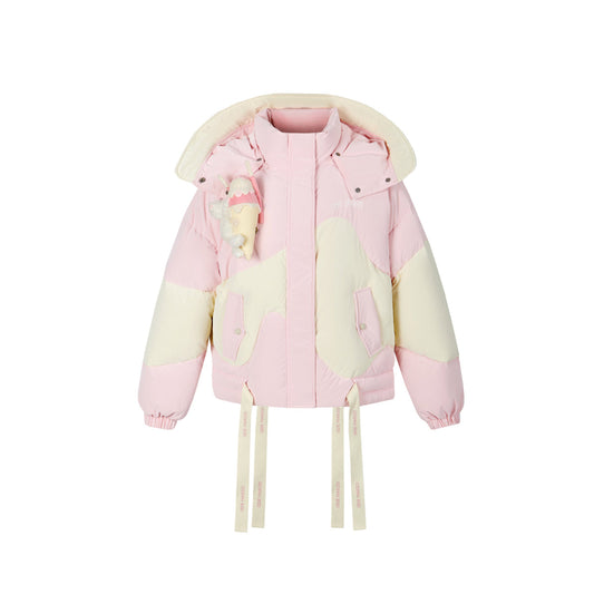 13De Marzo Doozoo Ice Cream Down Jacket Pink