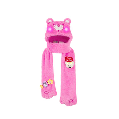 13De Marzo X Care Bears Rainbow Luminous Scarf Pink