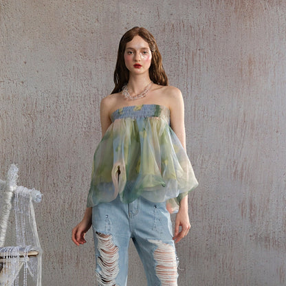 Arte Pura Green Render Tube Top