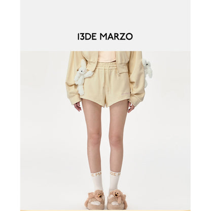 13De Marzo Doozoo Sweat Shorts Beige