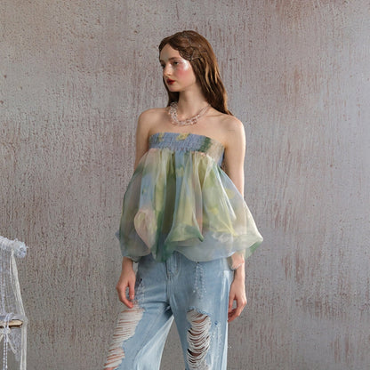 Arte Pura Green Render Tube Top