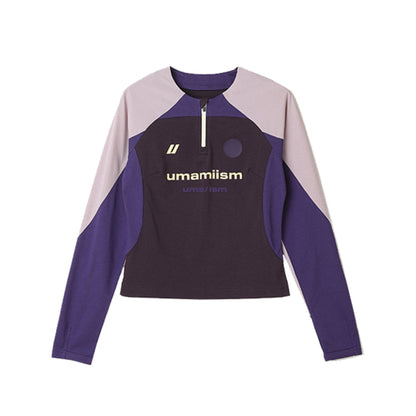 UMAMIISM Half-Zip Training Jersey Long Sleeve Women Top