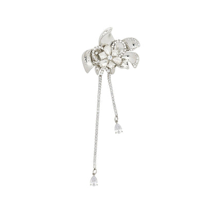 Sheer Luck Zircon Flower Brooch