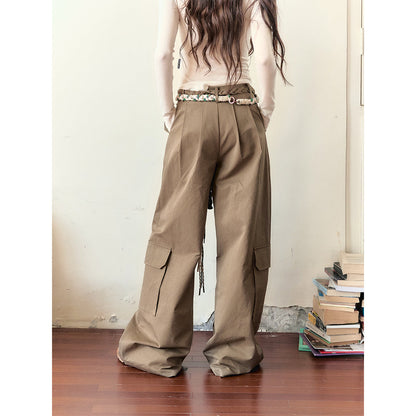 Via Pitti Vintage Big Pockets Cargo Pants Khaki