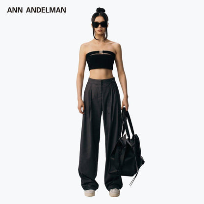 Ann Andelman Wide-leg Pants Grey