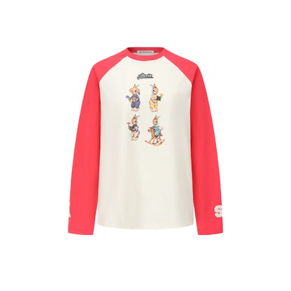 Alexia Sandra Four Rabbits Raglan L/S Tee Red