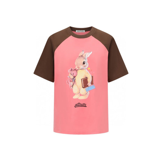 Alexia Sandra Big Rabbit Raglan Tee Brown