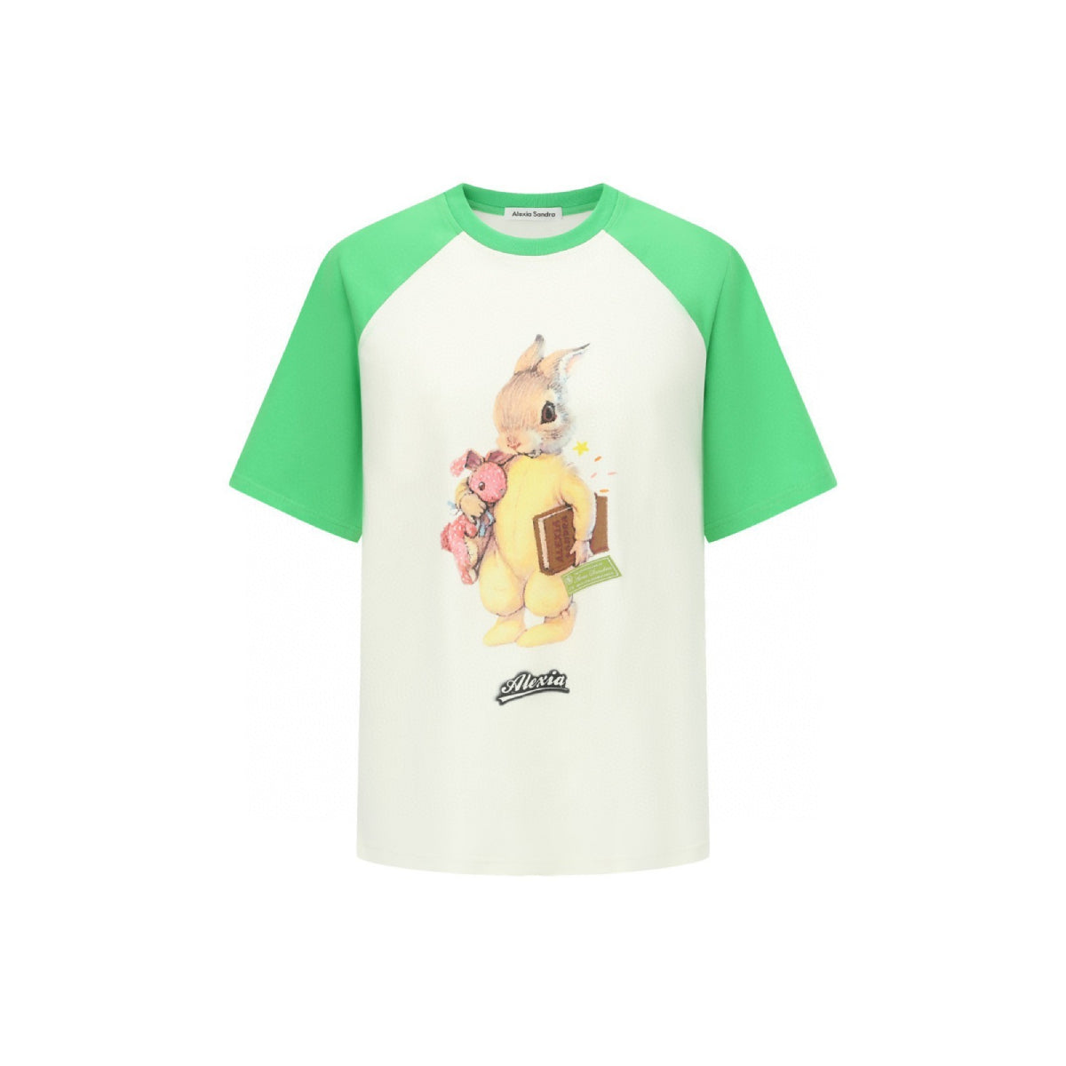 Alexia Sandra Big Rabbit Raglan Tee Green